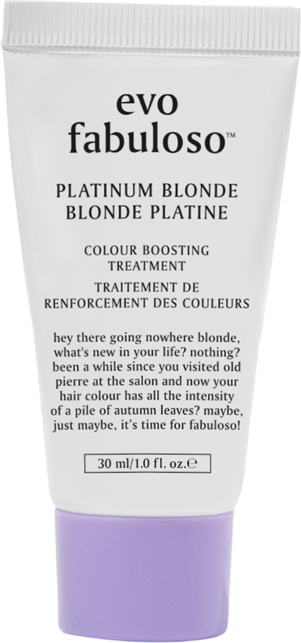 evo Fabuloso Platinum Blonde Colour Boosting Treatment 30 ml