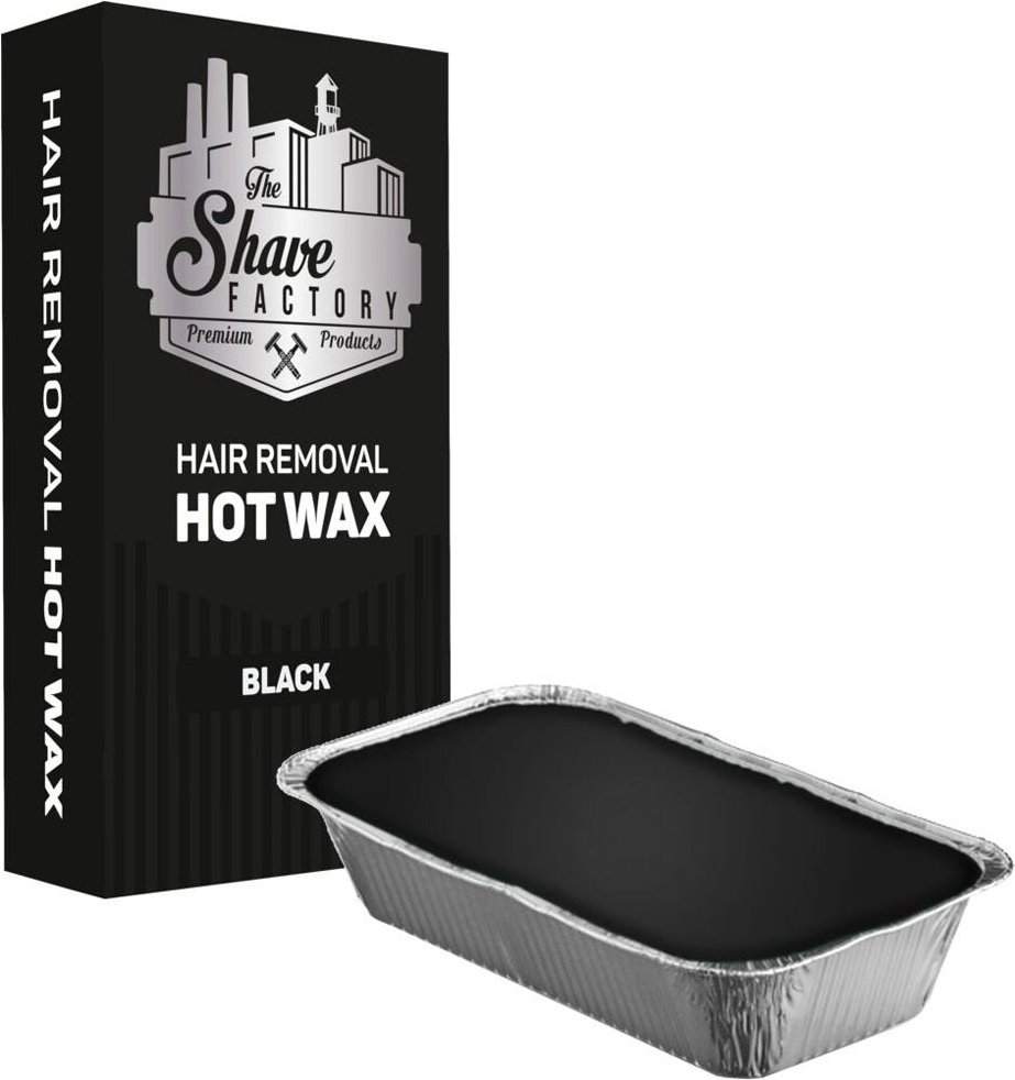 The Shave Factory Hair Removal Hot Wax Black 500 g