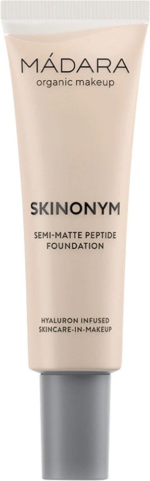 MÁDARA Semi-Matte Peptide Foundation #15 Stone 30 ml