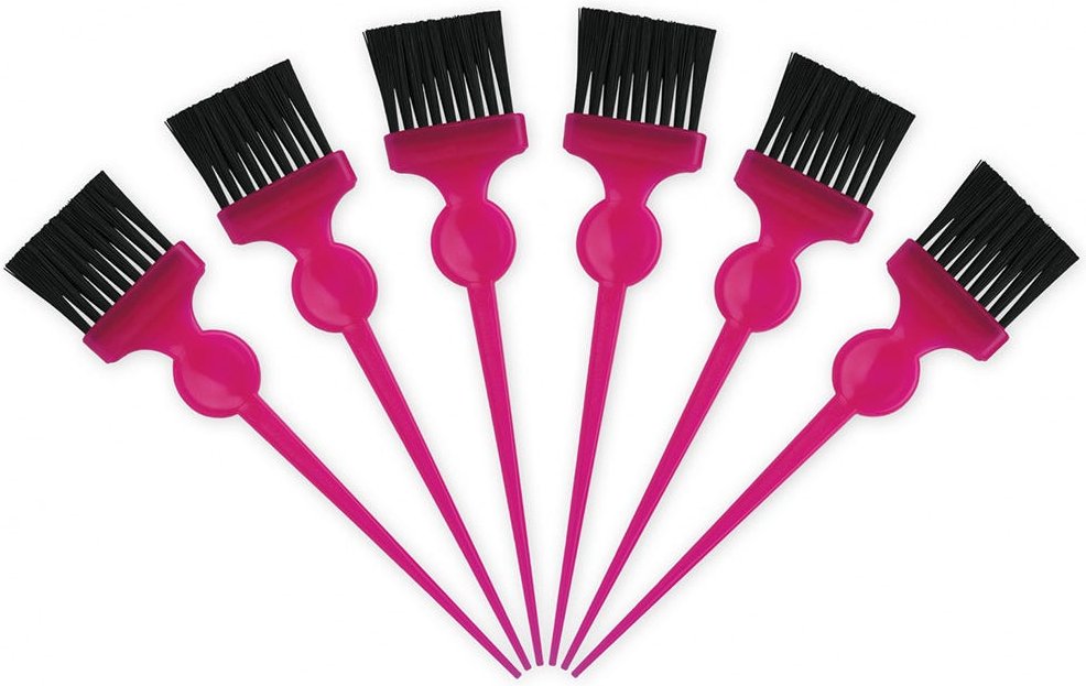 Termix Black Fiber Fuchsia klein 6er-Pack 4 cm