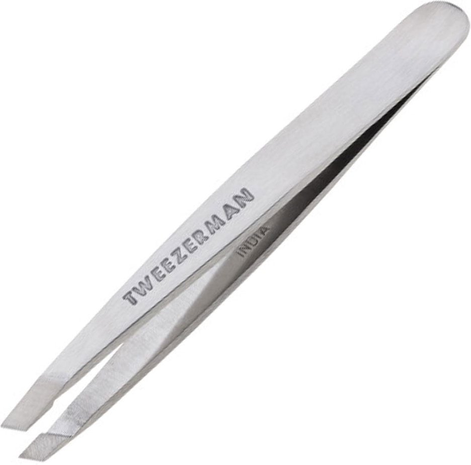 Tweezerman Studio Schräge Pinzette Edelstahl Mini