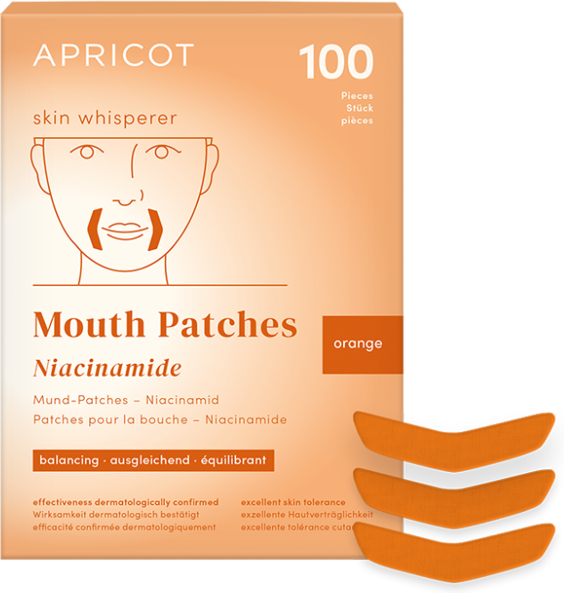 APRICOT Mund Patches mit Niacinamide