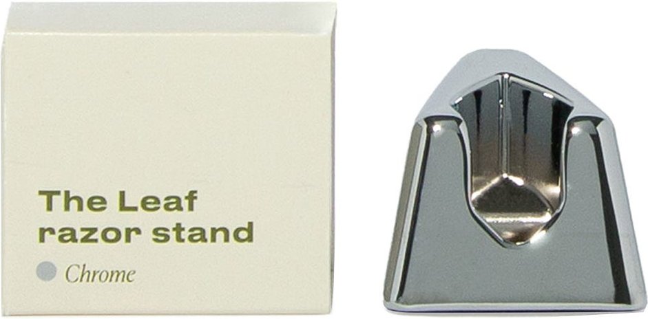 Leaf Shave Leaf Razor Stand Chrome