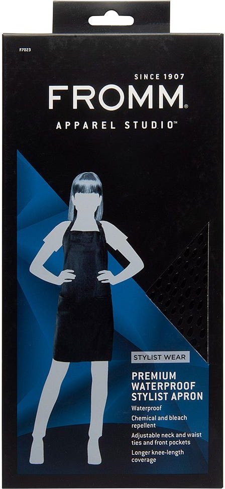 Fromm Wasserdichte Schürze Schwarz