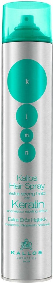 Kallos KJMN Extra Strong Hold Hair Spray With Keratin 750 ml
