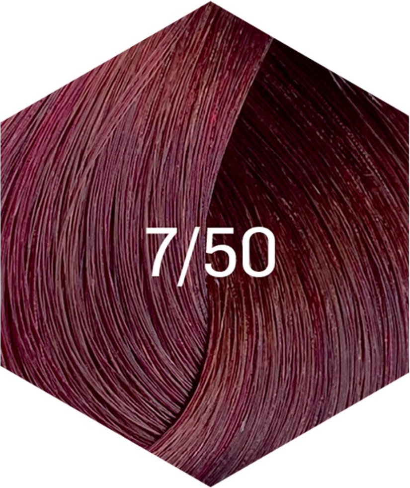 Lakmé Permanente Haarfarbe Collage 7/50 Mittelblond Mahagoni 60 ml