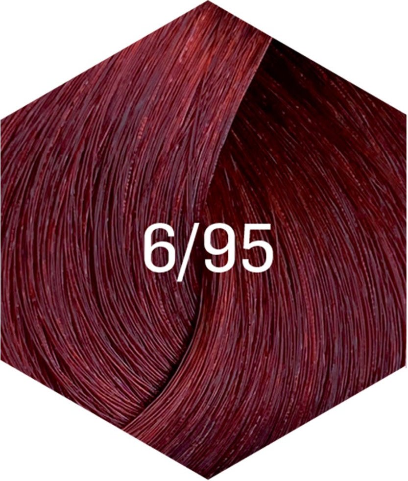 Lakmé Permanente Haarfarbe Collage 6/95 Dunkelblond Rot Mahagoni 60 ml