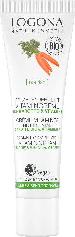LOGONA Strahlender Teint Vitamincreme Bio-Karotte & Vitamin F 30 ml