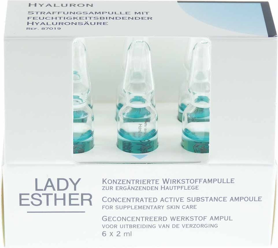 Lady Esther Ampullen Hyaluron 6 x 2 ml