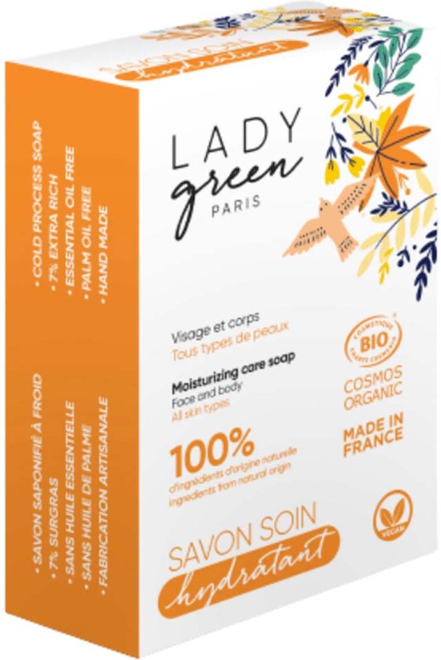 LADY green Feuchtigkeitsspendende Seife Gesicht & Körper 100 g