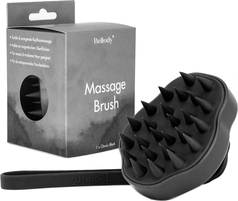 Bellody Kopfmassagebürste Classic Black