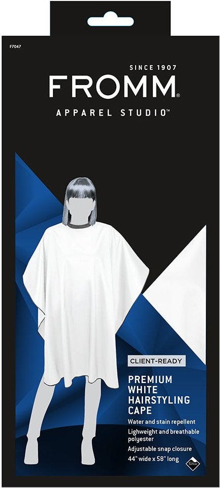 Fromm Premium Haarstyling Umhang Weiß
