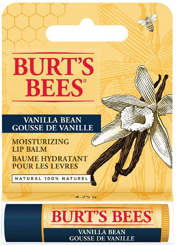 Burt's Bees Vanilla Bean Lip Balm Stick Blister 4,25 g