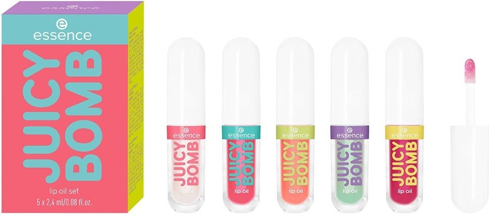 essence JUICY BOMB lip oil set 01