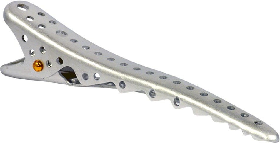 Y.S. Park Shark Clips 2 Stück silber