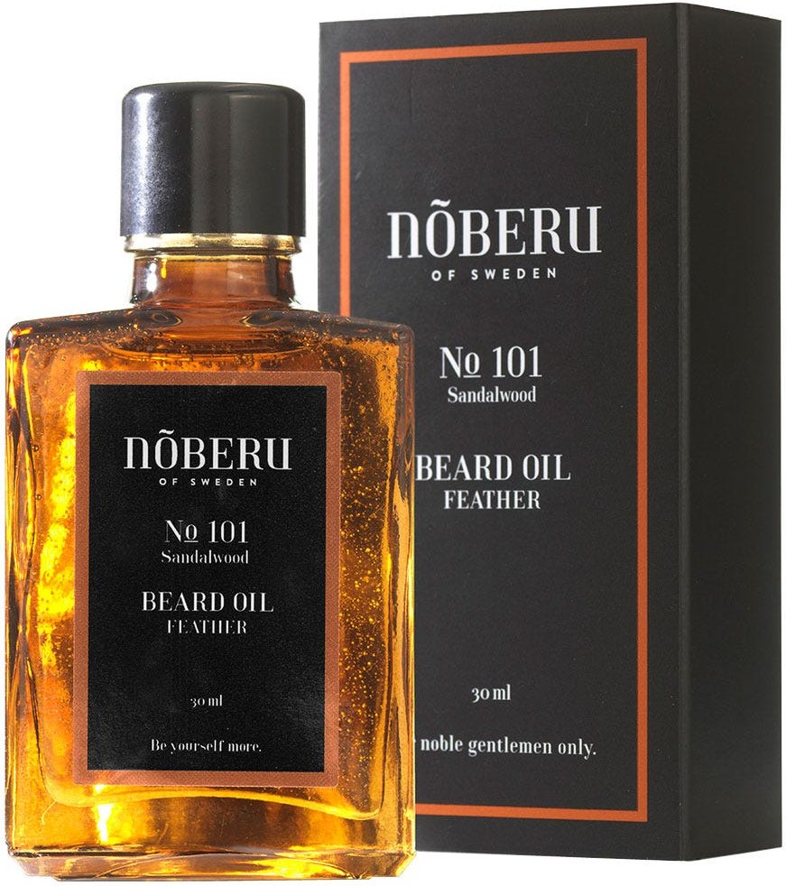 Nõberu of Sweden Bartöl Feather - Sandalwood 30 ml