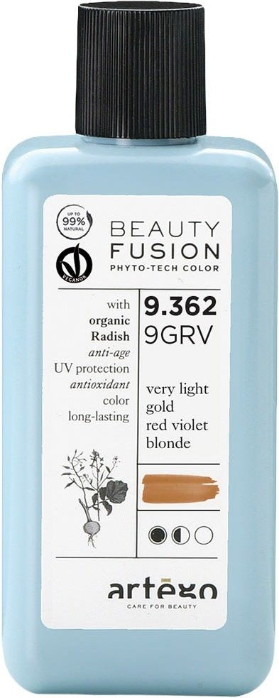 Artego Beauty Fusion Haarfarbe 9.362 Lichtblond Gold Rot Violett 100 ml