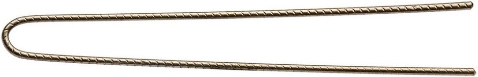 Comair Lockennadeln geriffelt 72 mm 500er Box Braun