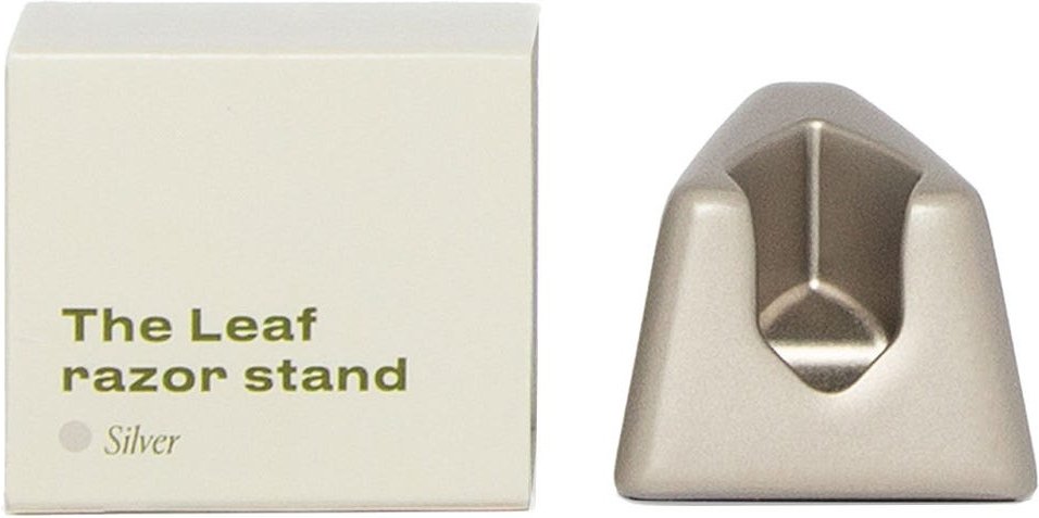 Leaf Shave Leaf Razor Stand Silver