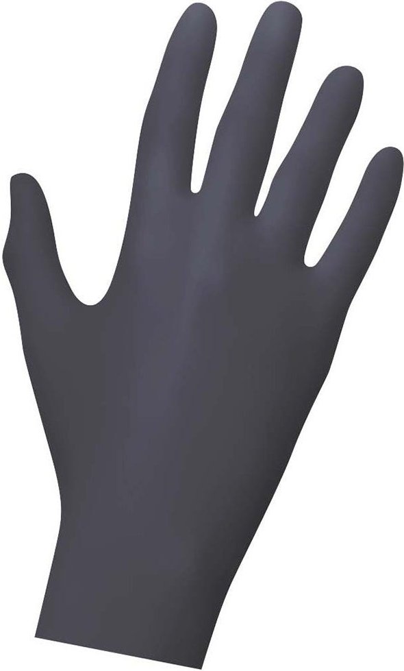 Comair Nitrilhandschuhe L Puderfrei 100er Box schwarz