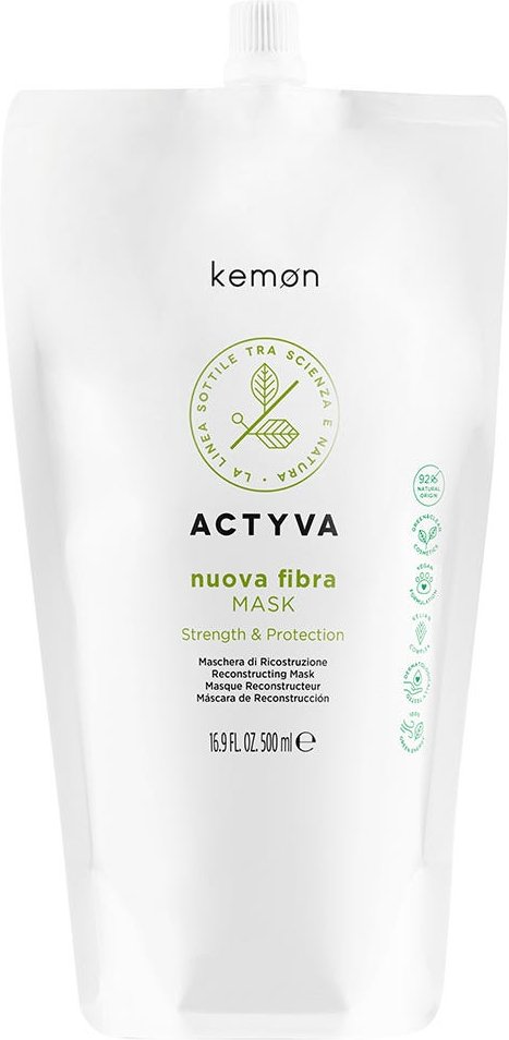 kemon Actyva Nuova Fibra Mask Pouch Bag 500 ml