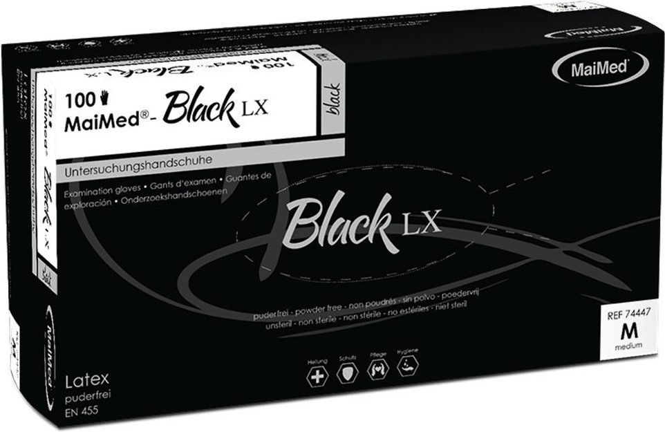 MaiMed Handschuh Black 100 Stück Gr. M