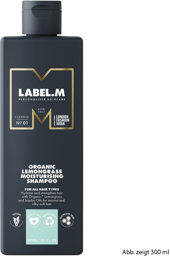 label.m Organic Lemongrass Moisturising Shampoo 1000 ml