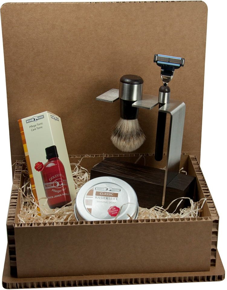 Golddachs Men`s Special Rasierbox No.5