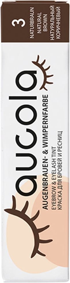 aucola Augenbrauen- & Wimpernfarbe 3 naturbraun 15 ml