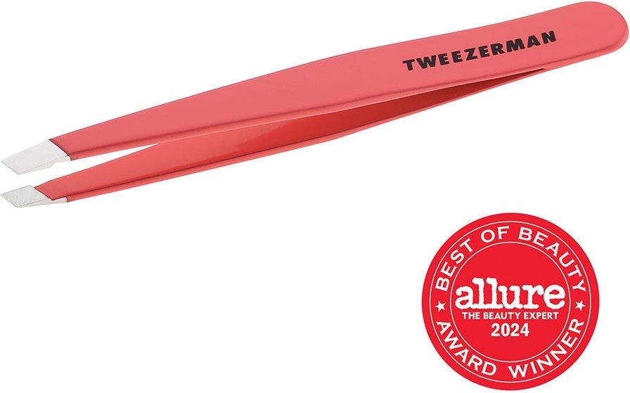 Tweezerman Studio Schräge Pinzette Geranium