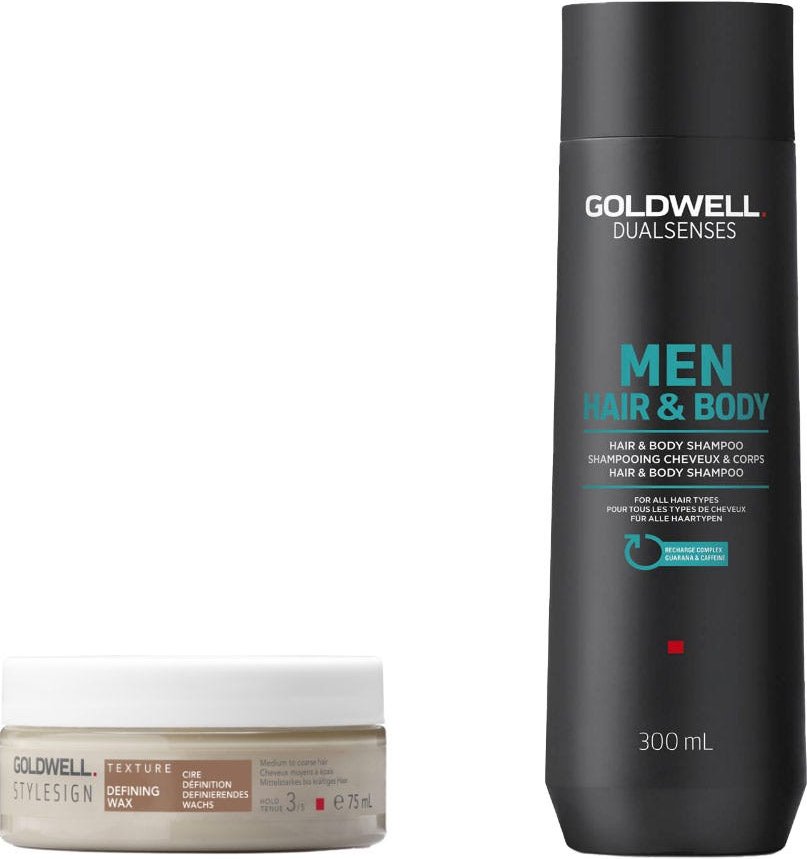 Goldwell Dualsenses & Stylesign Men Wax Duo Bundle