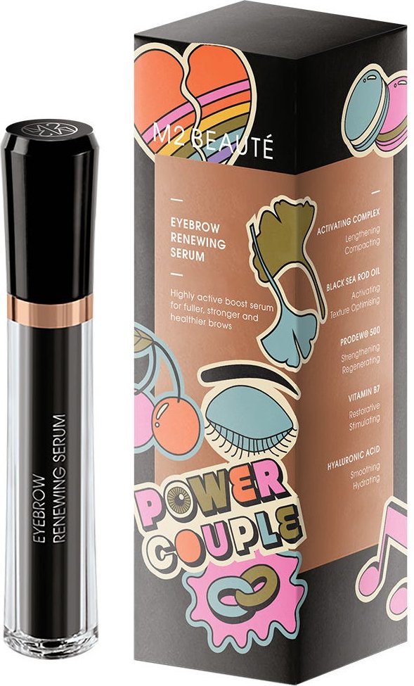 M2 Beauté Eyebrow Renewing Serum Power Couple