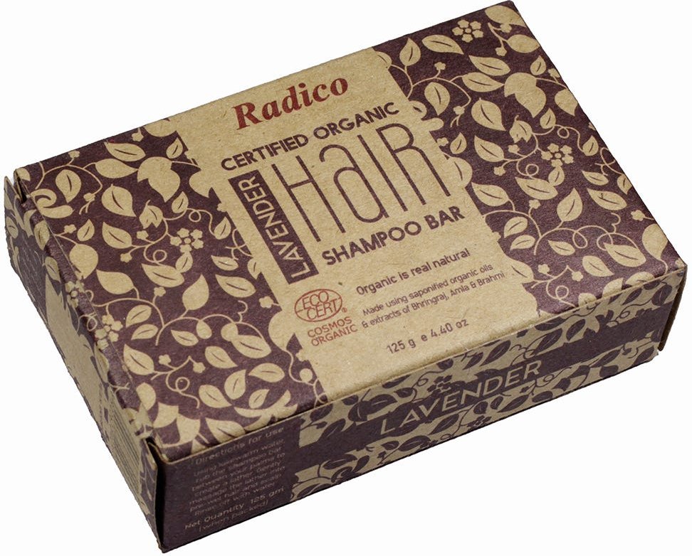 Radico Organic Lavender Hair Shampoo Bar 125 g