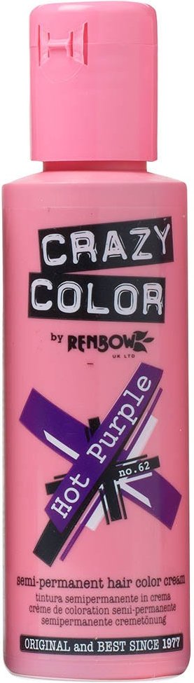 Crazy Color 62 Hot Purple 100 ml