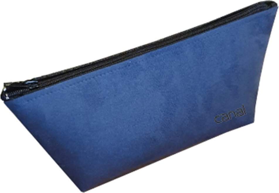 Canal Kulturtasche Alcantara Blau