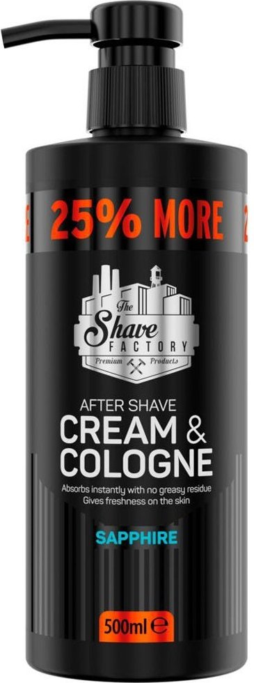 The Shave Factory Cream & Cologne 2in1 Golden 500 ml