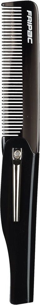 Fripac Bart-Taschenkamm klappbar mit Clip 16,5 cm