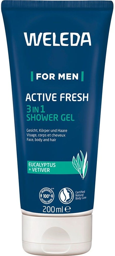 Weleda Men Active Fresh 3in1 Sower Gel 200 ml