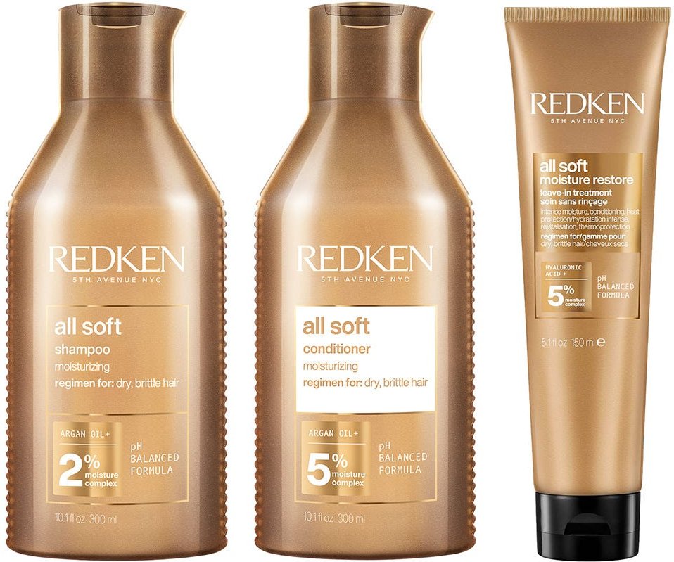 Redken All Soft Routine mit Leave-In Bundle