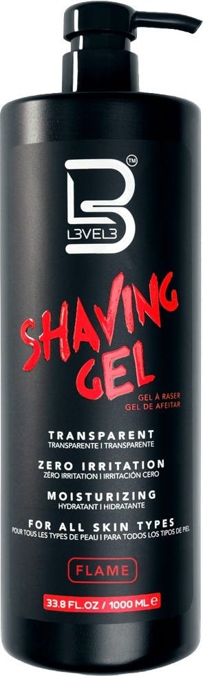 Level3 Rasiergel Flame 1000 ml