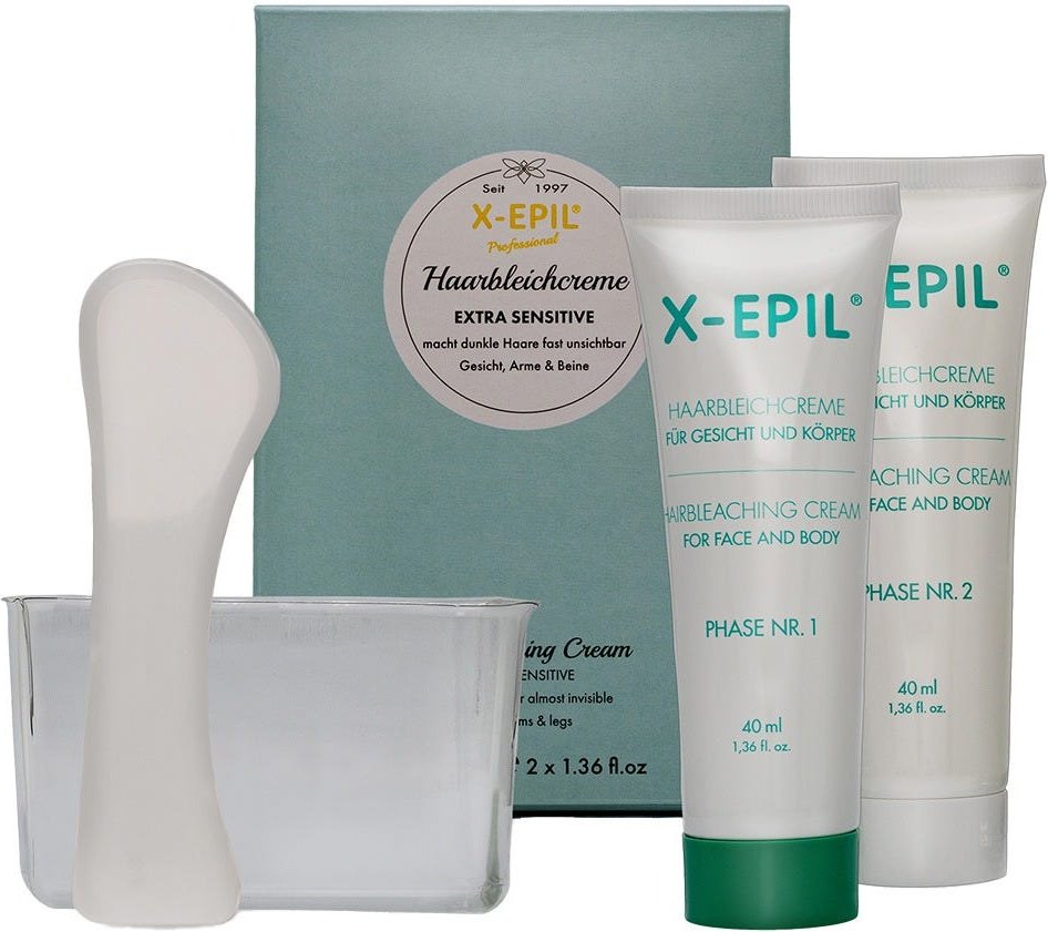 X-EPIL Haarbleichcreme Extra Sensitiv 2 x 40 ml