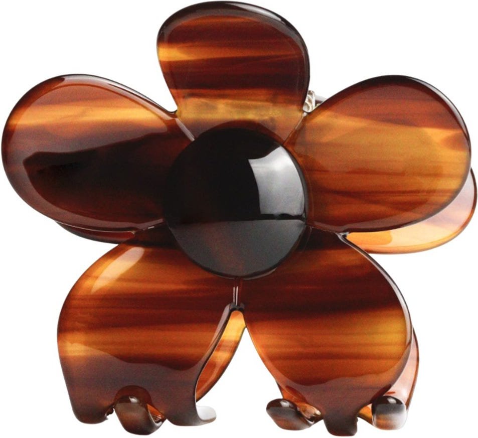 Thumbnail - Sasstie Bloom Mocha Haarklammer