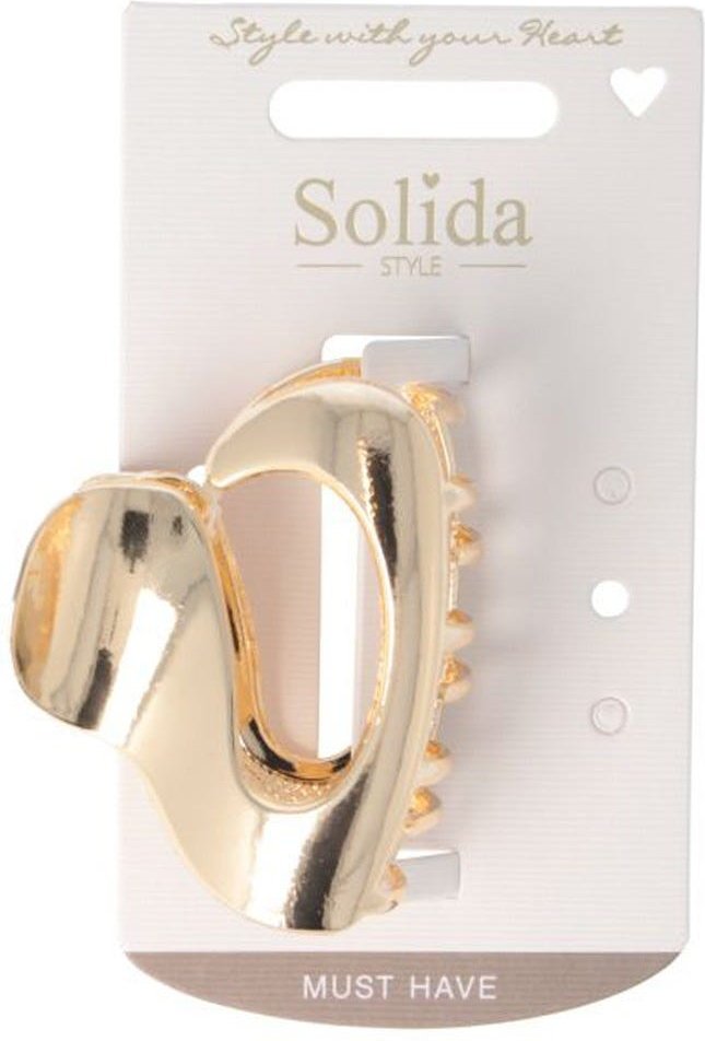 Solida Haarklammer gold