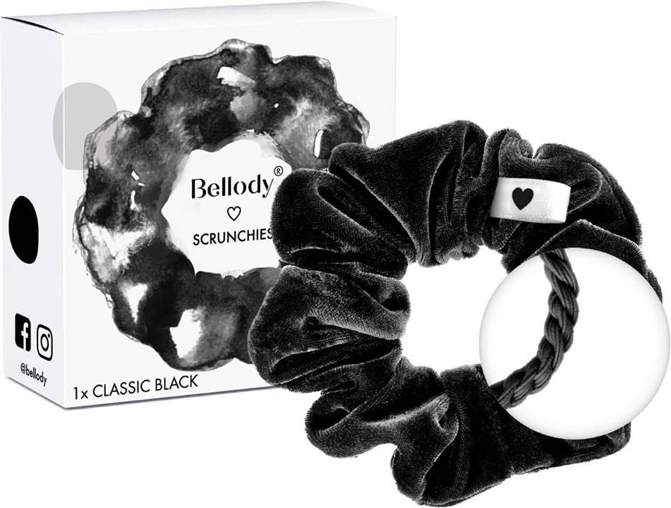 Bellody Original Scrunchie Classic Black