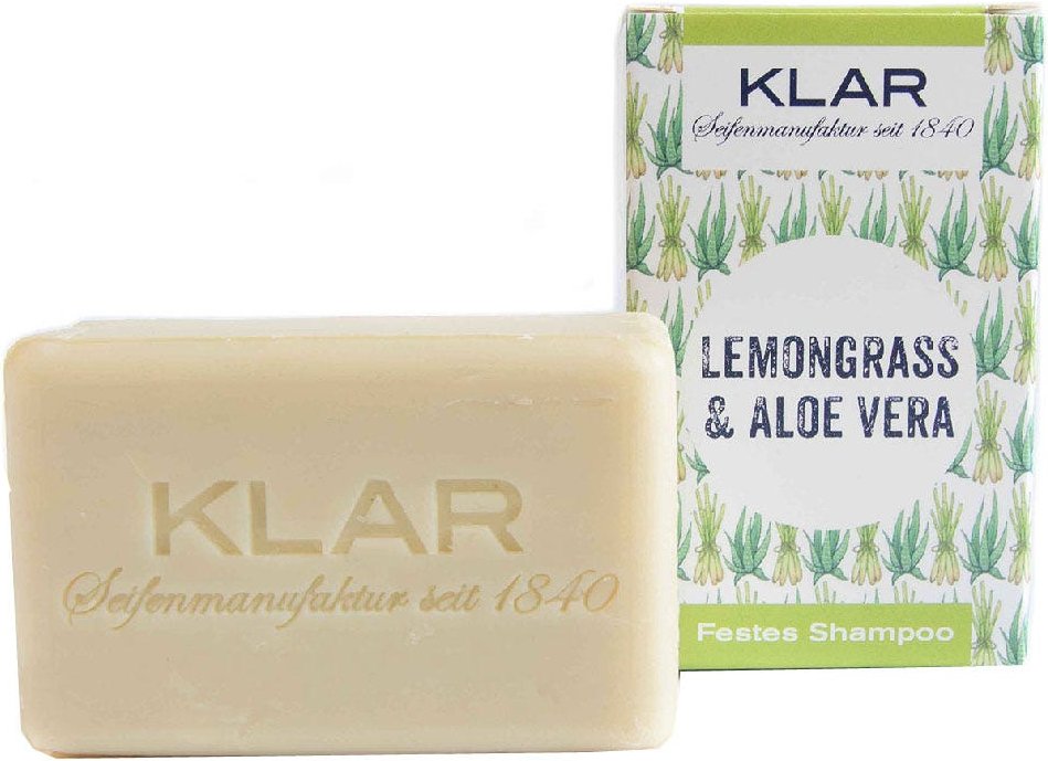 Klar's Festes Shampoo Lemongrass & Aloe Vera 100 g