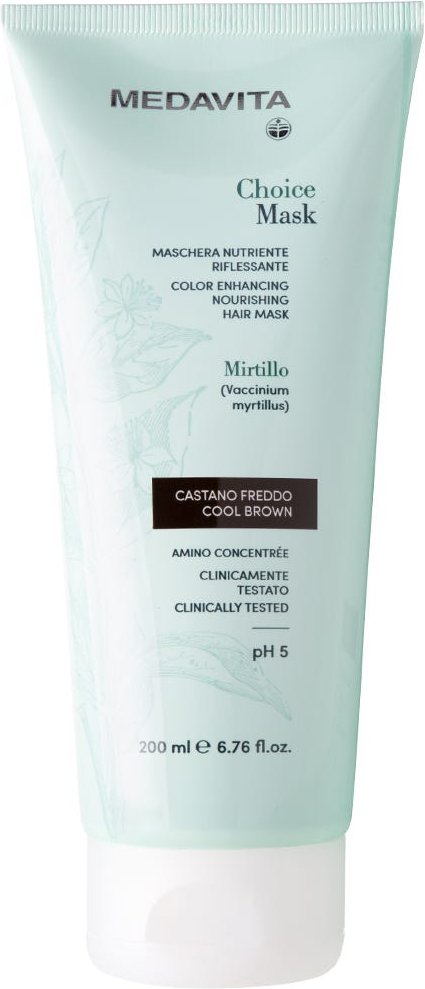 Medavita Choice Color Hair Mask Cool Brown 200 ml