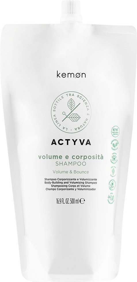 Thumbnail - kemon Actyva Volume e Corposita Shampoo Pouch Bag 500 ml