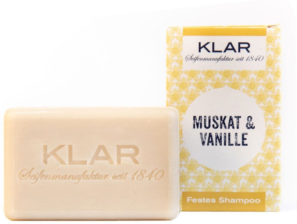 Klar's Festes Shampoo Muskat & Vanille 100 g