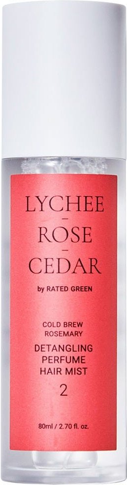 Rated Green Detangling Perfume Hair Mist 02 Lyche-Rose-Cedar 80 ml