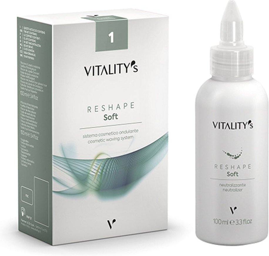 Vitality's Reshape Kit Permanent Soft 1 100 ml + Dauerwellsystem natural/fine 100 ml
